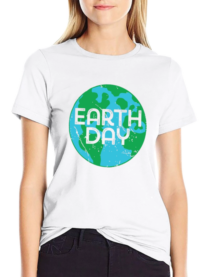 Earth Day Black T-Shirt - Environmental Awareness