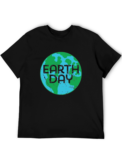 Earth Day Black T-Shirt - Environmental Awareness