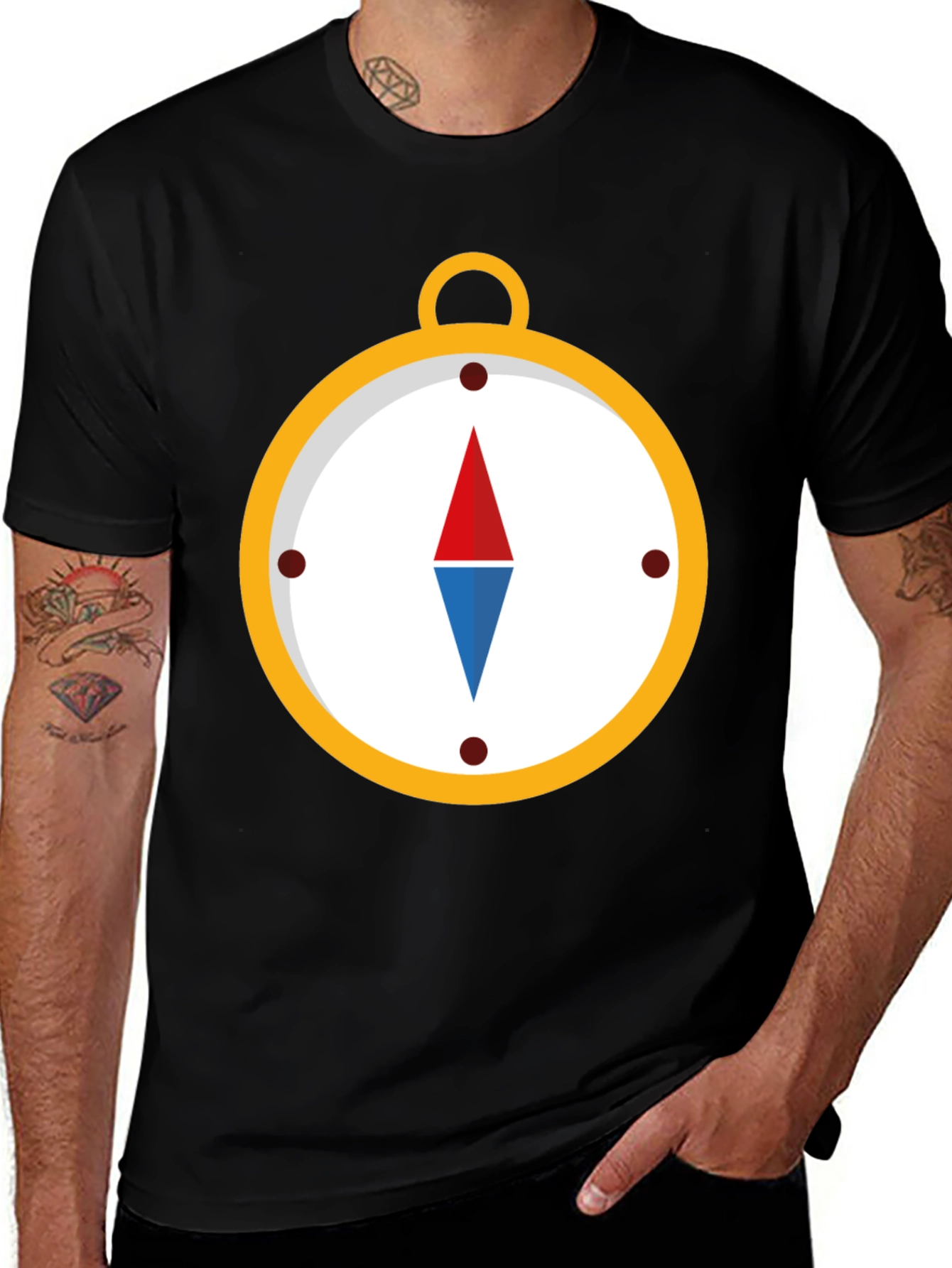 Compass Graphic T-Shirt - Adventure Ready!