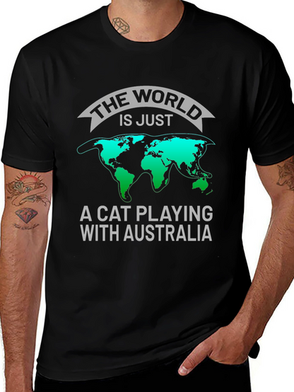 The World Is Just A Cat Playing T-Shirt