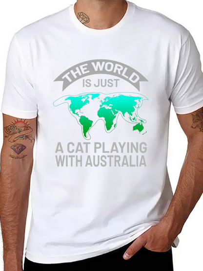 The World Is Just A Cat Playing T-Shirt