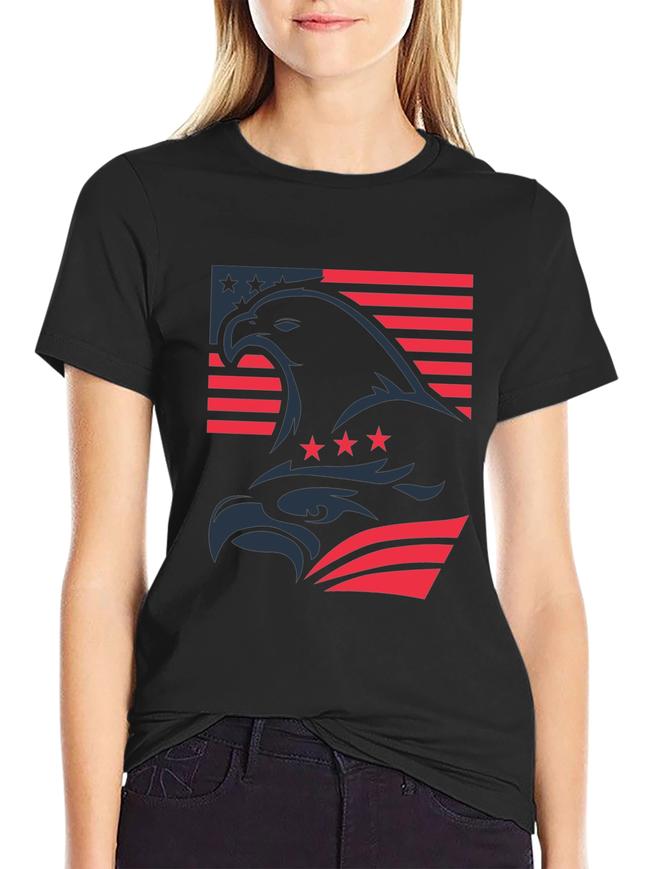 American Eagle Flag Graphic T-Shirt