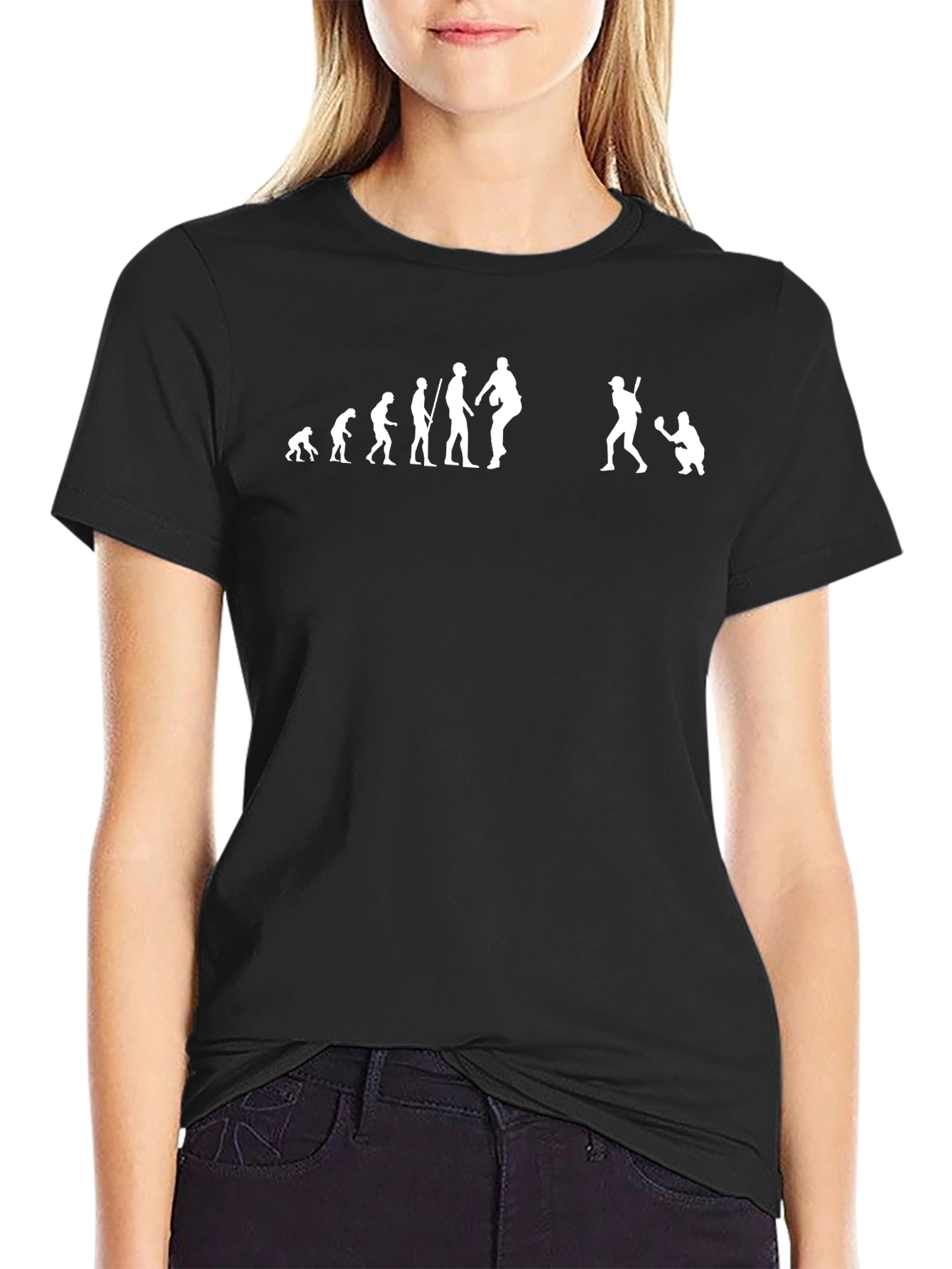 Baseball Evolution Graphic Tee