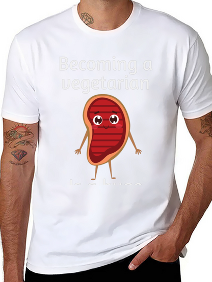 Becoming a Vegetarian Graphic T-Shirt