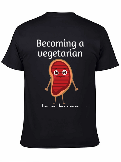 Becoming a Vegetarian Graphic T-Shirt