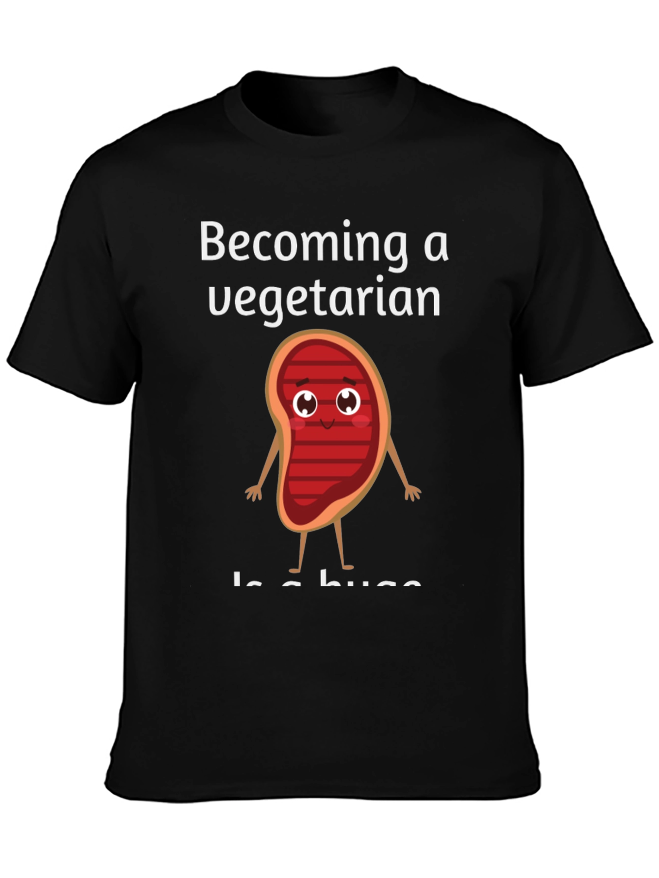 Becoming a Vegetarian Graphic T-Shirt