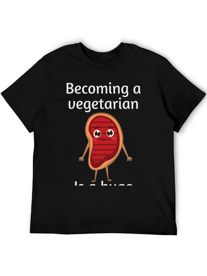Becoming a Vegetarian Graphic T-Shirt