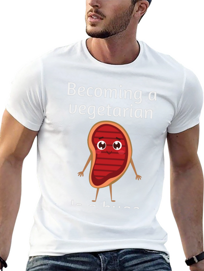 Becoming a Vegetarian Graphic T-Shirt
