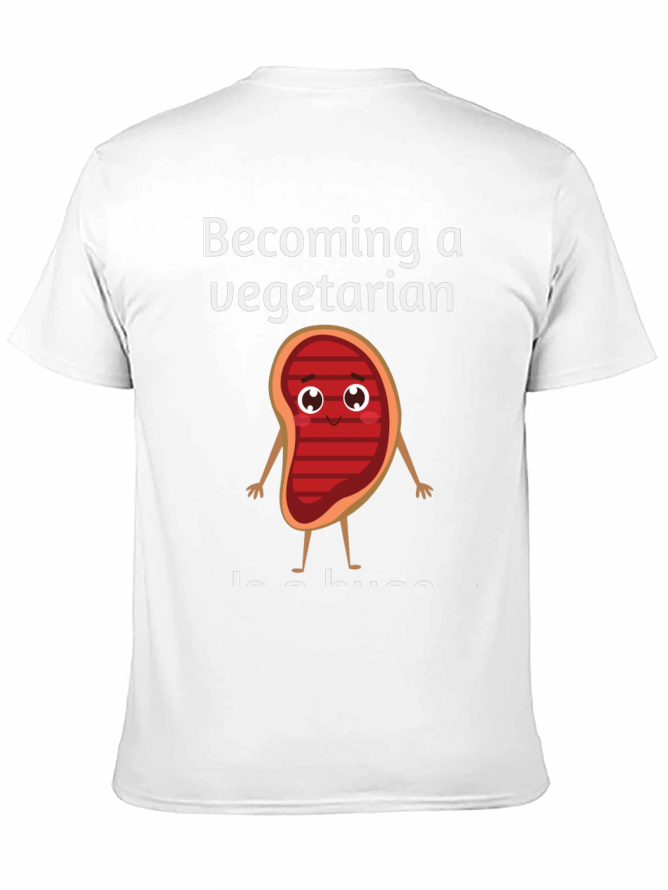 Becoming a Vegetarian Graphic T-Shirt