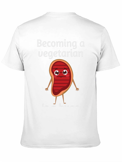 Becoming a Vegetarian Graphic T-Shirt
