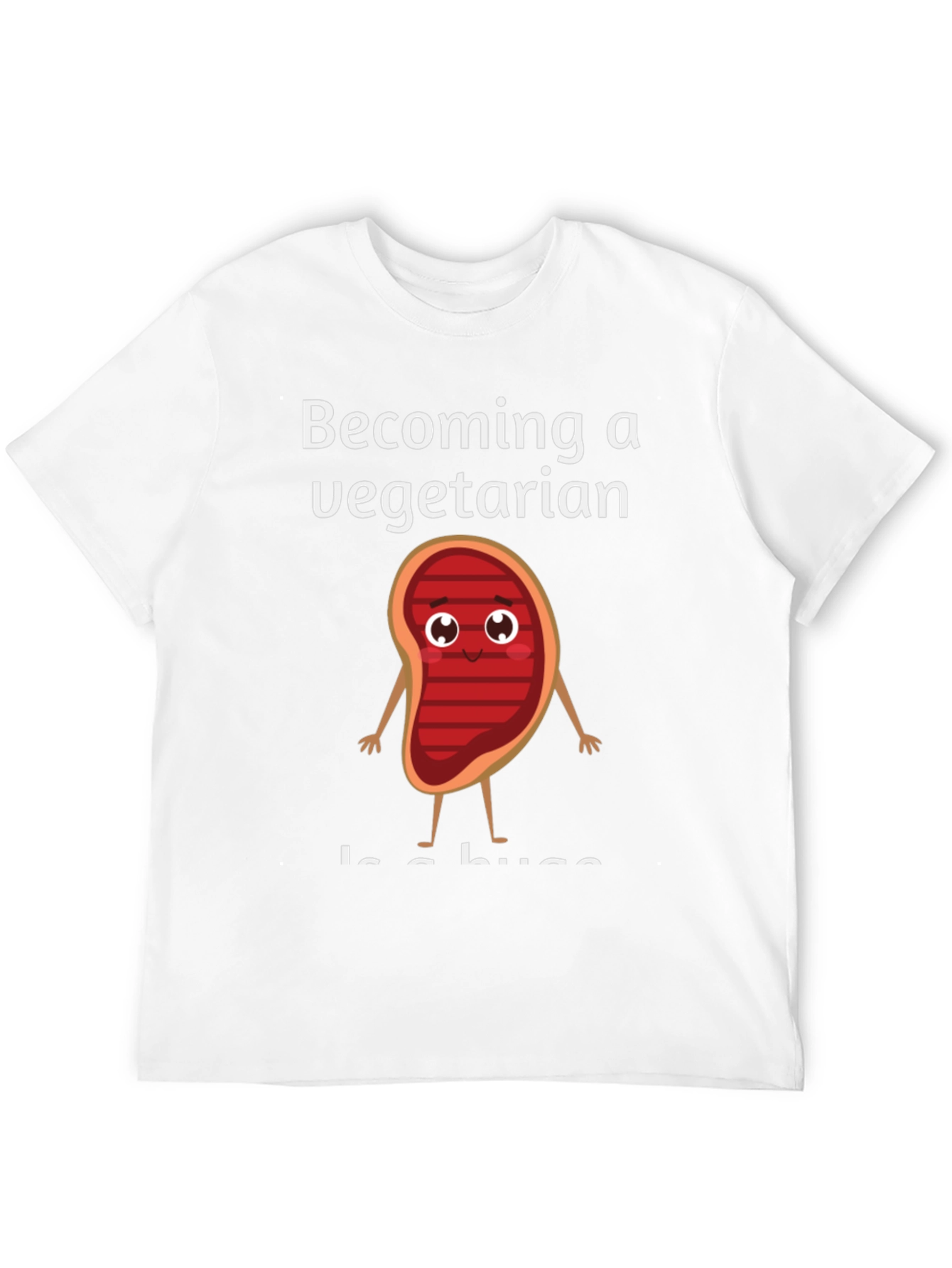 Becoming a Vegetarian Graphic T-Shirt