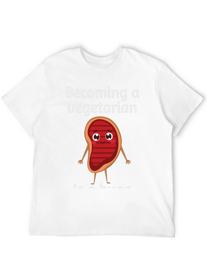 Becoming a Vegetarian Graphic T-Shirt