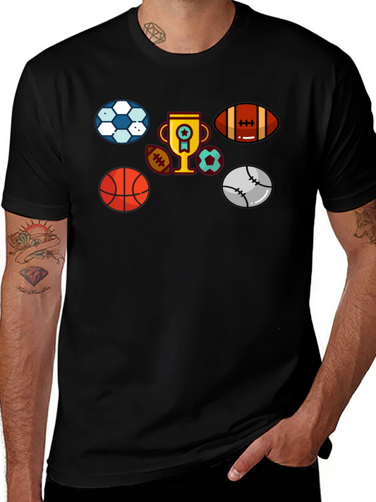 Sports Theme Graphic Tee