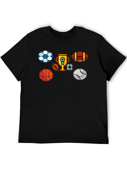 Sports Theme Graphic Tee