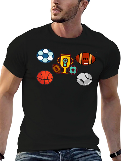 Sports Theme Graphic Tee