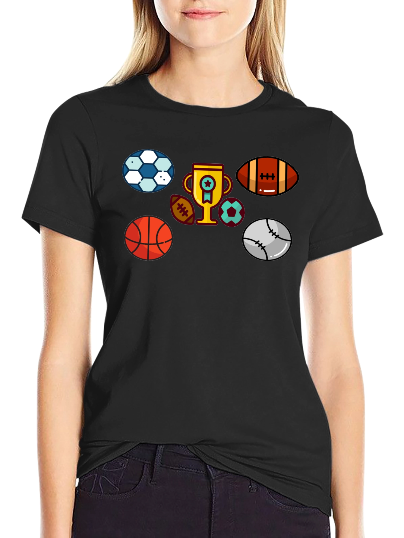 Sports Theme Graphic Tee