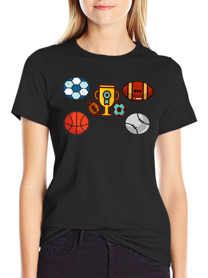 Sports Theme Graphic Tee