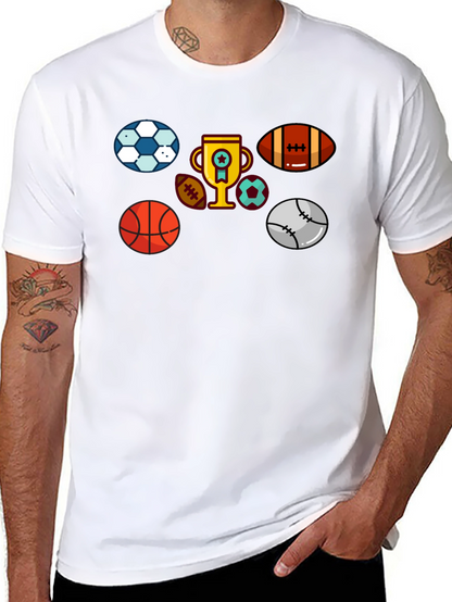 Sports Theme Graphic Tee