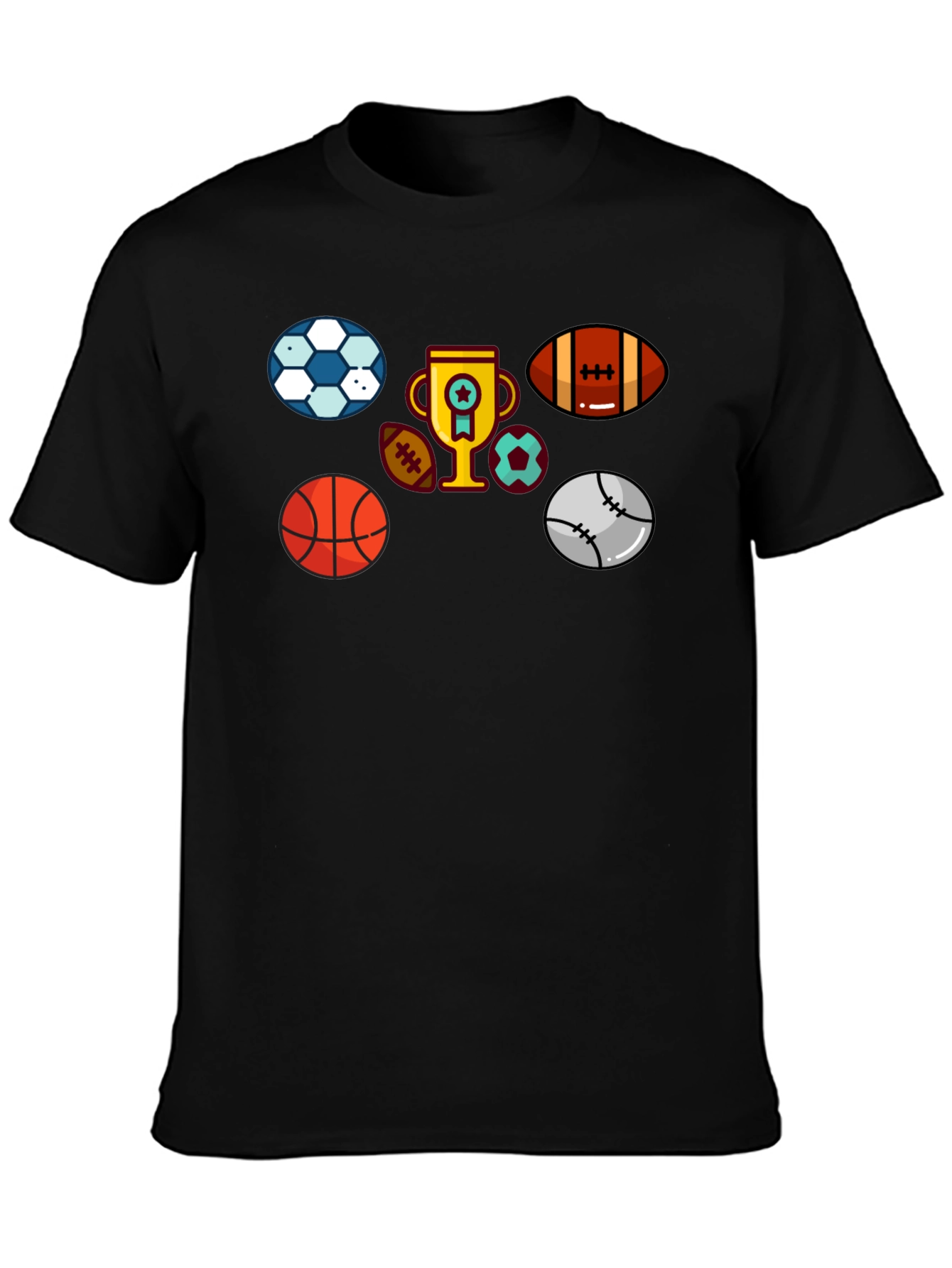 Sports Theme Graphic Tee