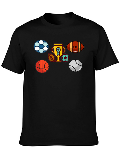 Sports Theme Graphic Tee