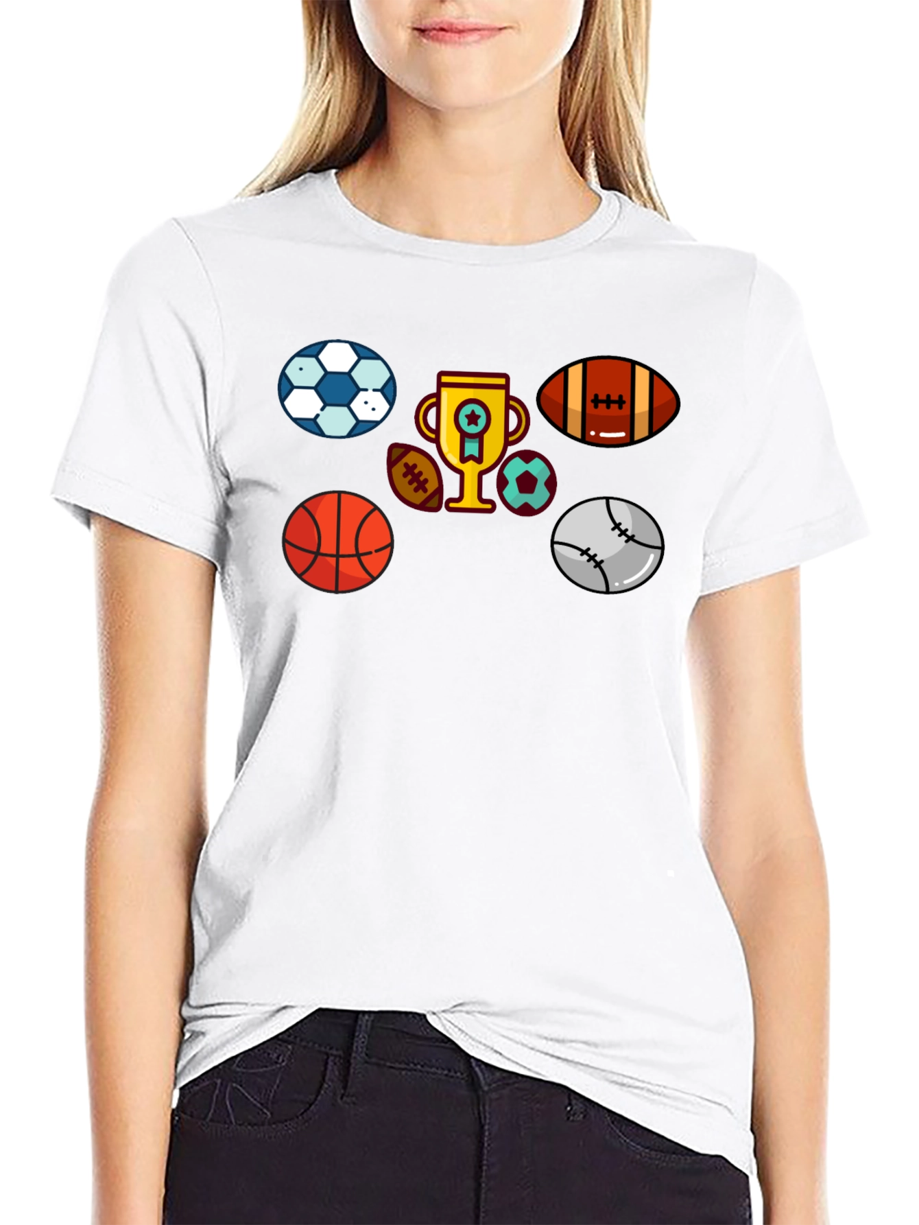 Sports Theme Graphic Tee