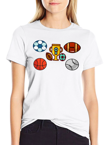 Sports Theme Graphic Tee