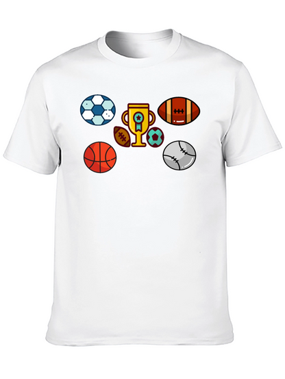 Sports Theme Graphic Tee