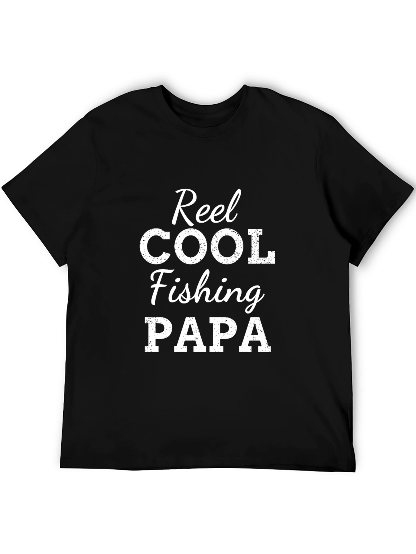 Reel Cool Fishing Papa Graphic T-Shirt