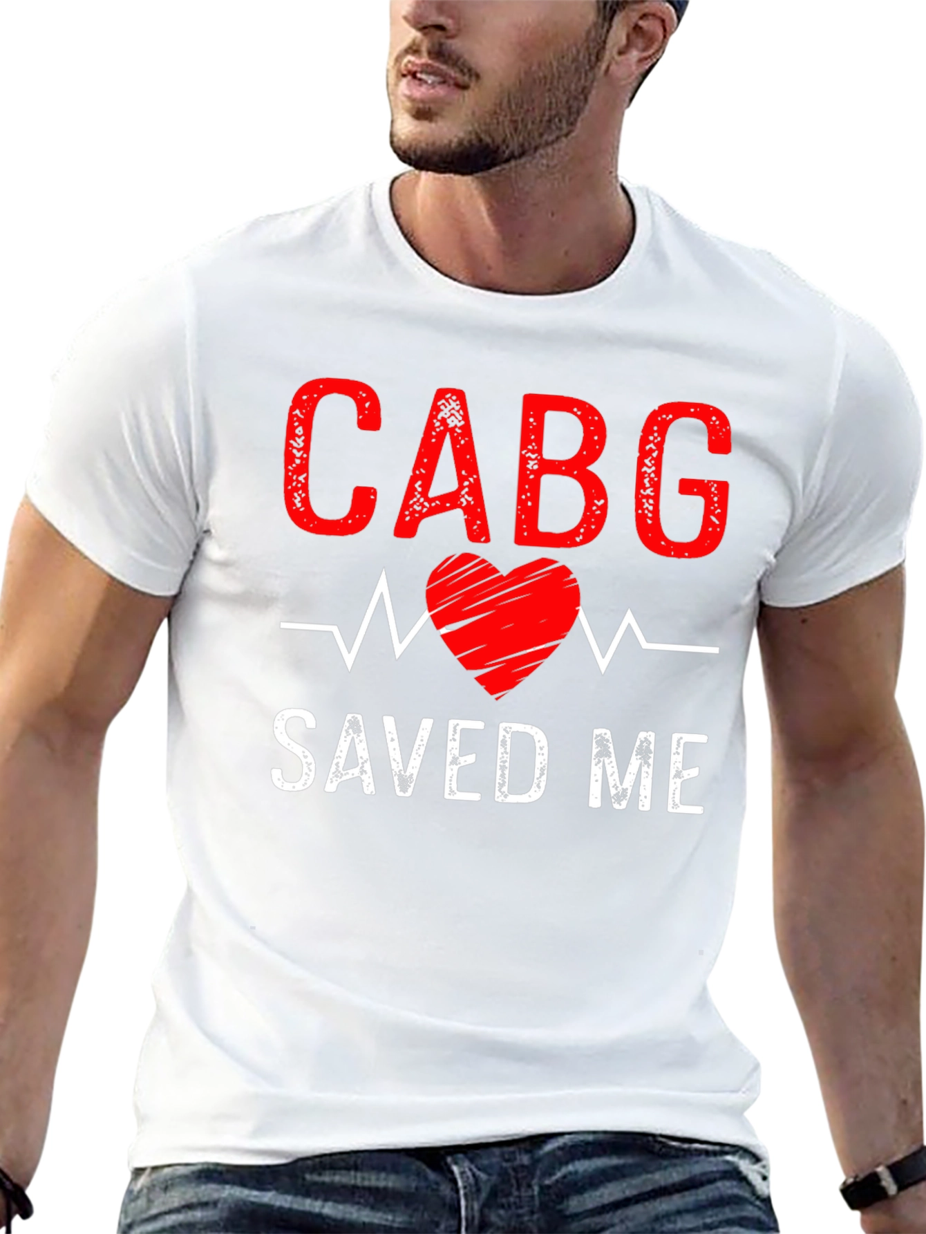 CABG Saved Me T-Shirt: Heart Surgery Recovery Tee