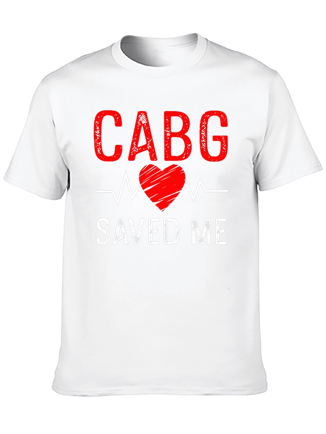 CABG Saved Me T-Shirt: Heart Surgery Recovery Tee