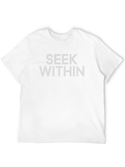 Seek Within Graphic T-Shirt - Inspiring Design