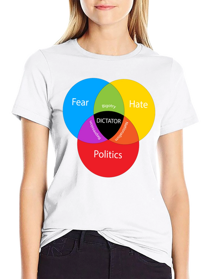 Dictator Venn Diagram Graphic T-Shirt
