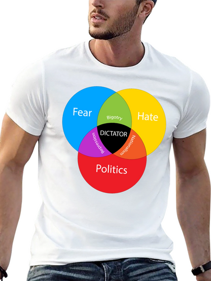 Dictator Venn Diagram Graphic T-Shirt