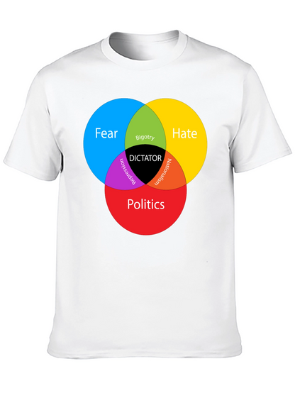 Dictator Venn Diagram Graphic T-Shirt