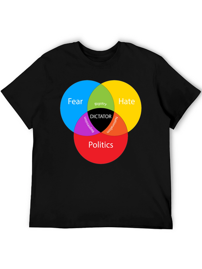 Dictator Venn Diagram Graphic T-Shirt