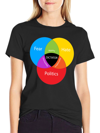 Dictator Venn Diagram Graphic T-Shirt