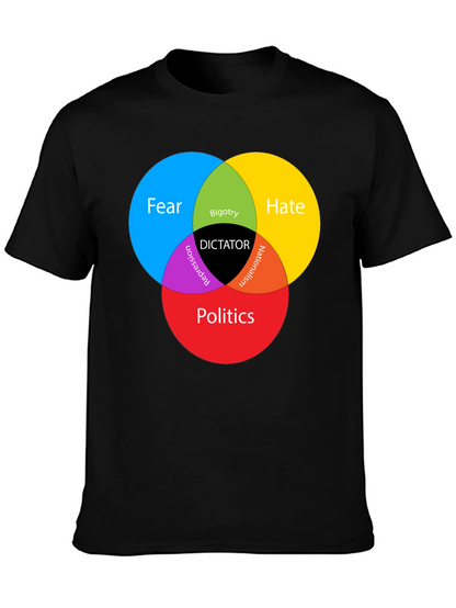 Dictator Venn Diagram Graphic T-Shirt