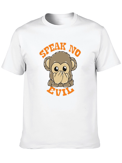 Speak No Evil Monkey Graphic T-Shirt