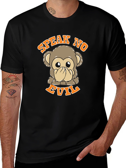 Speak No Evil Monkey Graphic T-Shirt