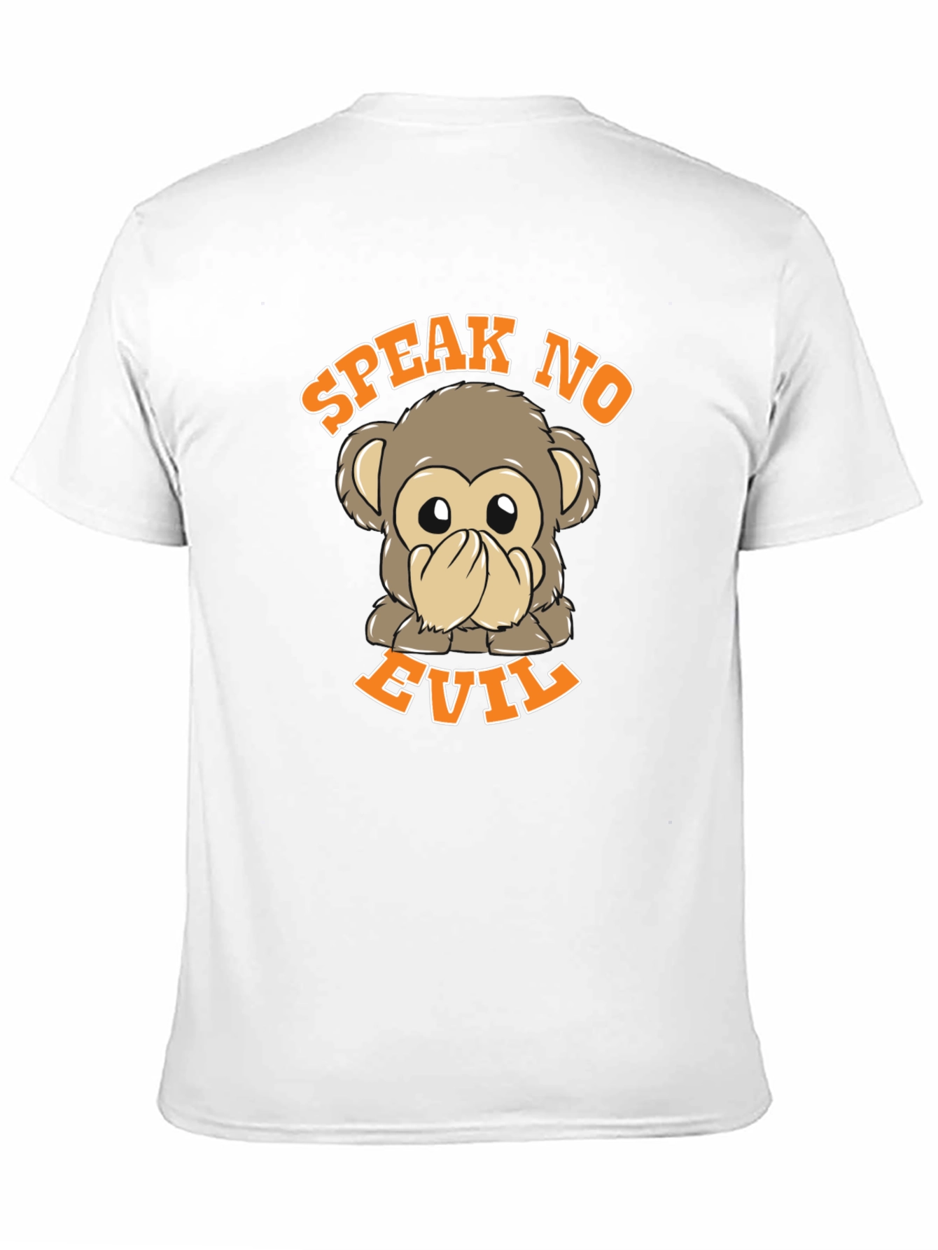 Speak No Evil Monkey Graphic T-Shirt