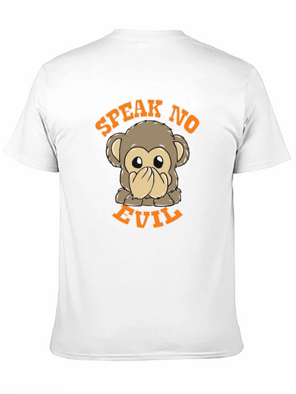 Speak No Evil Monkey Graphic T-Shirt