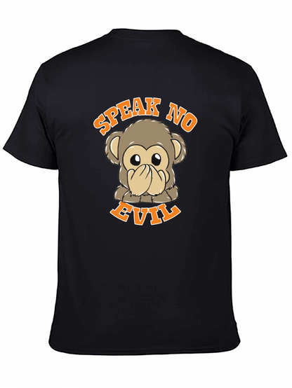 Speak No Evil Monkey Graphic T-Shirt