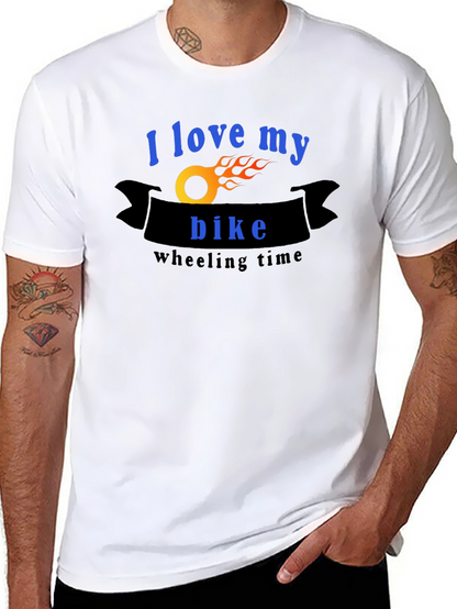 I Love My Bike T-Shirt - Wheelie Time