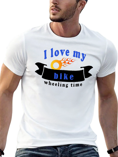 I Love My Bike T-Shirt - Wheelie Time