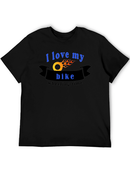 I Love My Bike T-Shirt - Wheelie Time