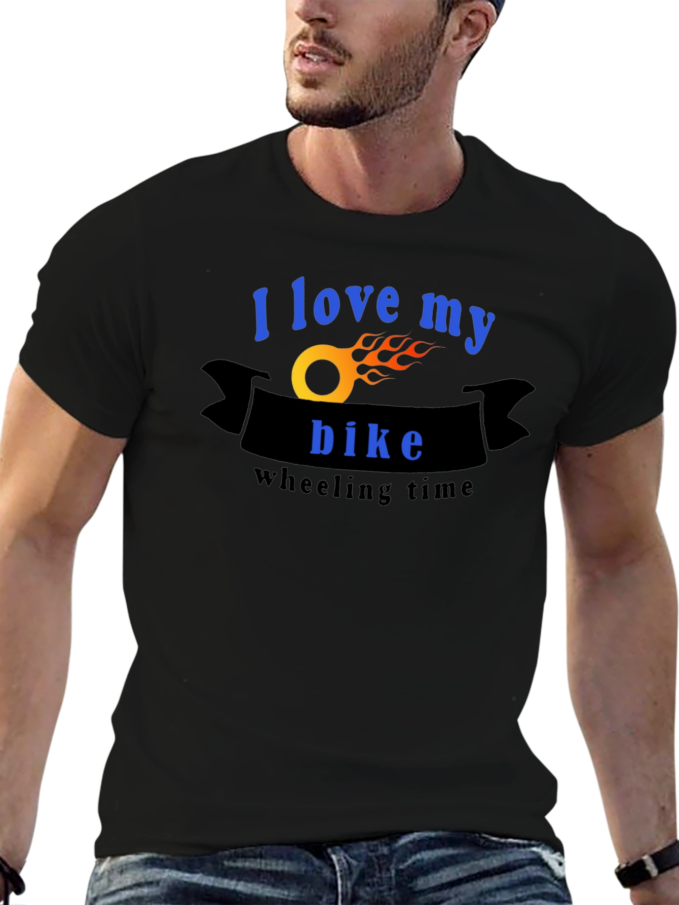 I Love My Bike T-Shirt - Wheelie Time