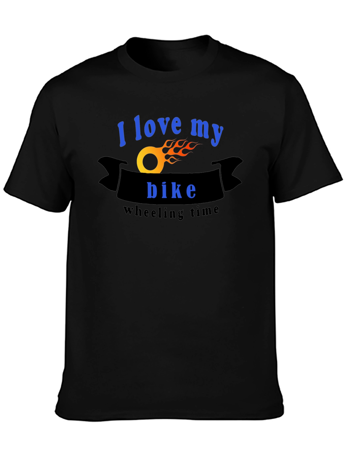 I Love My Bike T-Shirt - Wheelie Time