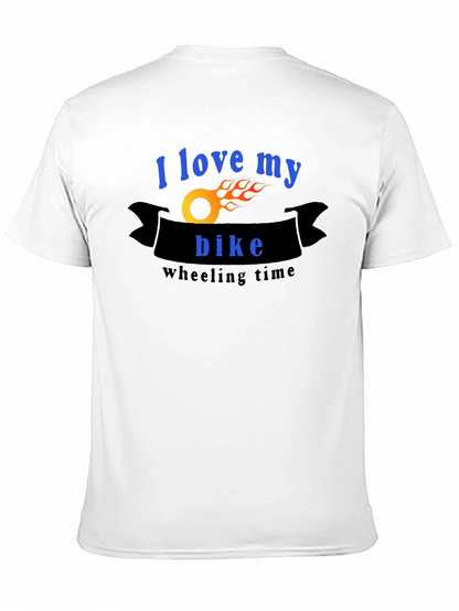 I Love My Bike T-Shirt - Wheelie Time