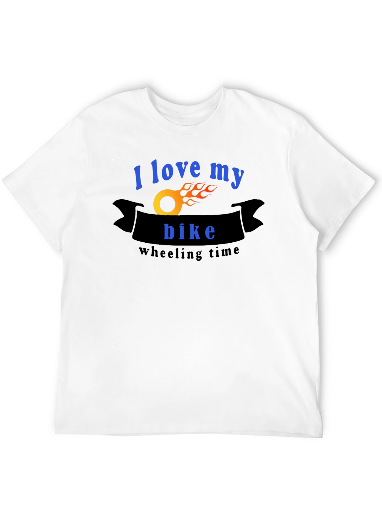 I Love My Bike T-Shirt - Wheelie Time