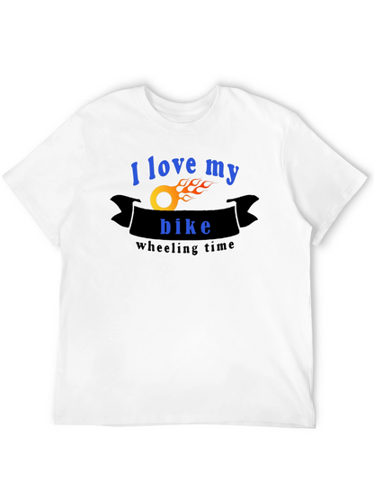 I Love My Bike T-Shirt - Wheelie Time